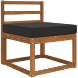 Jastuk za vanjsku sofU Crna 60 x 60 x 8 cm Poliester | Eponuda.ba