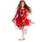 Denokids Tulle Girl Deer Red Christmas Tutu Dress | shoptok.hr