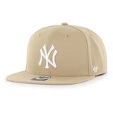 47 Brand Kapa sa šiltom MLB New York Yankees boja: bež, s aplikacijom, B-NSHOT17WBP-KHB | shoptok.hr