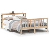  Okvir za krevet s uzglavljem 120 x 200 cm od masivne borovine | Eponuda.com