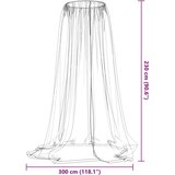  komarnik 220 mreža bela Φ300x230 cm | Shoptok.si