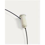 Kave Home Svetlo siva LED zatemnitvena stropna svetilka s kovinskim senčilom ø 16 cm Porte – | Shoptok.si