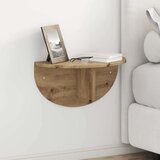  Polica na zidu Zidne 2 pcs Umjetnički hrast 38 x 19 x 19 cm | shoptok.hr