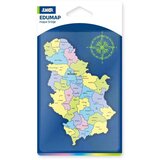Junior Edumap, mapa, Srbije, 19 cm x 10.5 cm | Eponuda.com