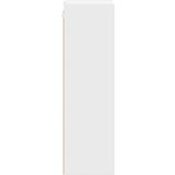 vidaXL Viseča omarica Riga Bela 30 x 29,5 x 100 cm Konstruiran les | Shoptok.si