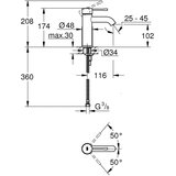 Grohe 235902431 Essence New armatura za umivalnik | Shoptok.si