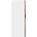  Zidni stakleni ormarić Dimljeni hrast 80 x 31 x 80 cm | shoptok.hr