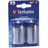  Baterija alkalna 1,5V D pk2 Verbatim 49923 LR20 blister Cene
