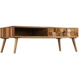 Maison Chic Klubska mizica - kavna mizica - Nizka mizica iz trdnega palisandra medeni finiš 110x50x37 cm, (21754044) Cene