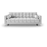 Cosmopolitan Design Svetlo siva raztegljiva sedežna garnitura s prostorom za shranjevanje 222 cm Bali – | Shoptok.si