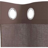 Voile zavjese s ušicama 2 kom smeđe 140x140 cm | shoptok.hr