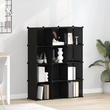  Kockasti organizator za pohranu s 12 kocki crni od PP-a | Eponuda.com