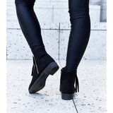 Gemre Black insulated eco-suede ankle boots Paien | shoptok.hr