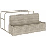  Plovak za bazen za odlaganje svijetlosivi 110x100x57 cm poli ratan | shoptok.hr