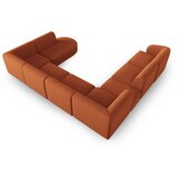 Milo Casa Kutna garnitura od šenila boja terakote (s lijevim kutom/u obliku slova "U") Paolo – | shoptok.hr
