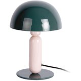 Leitmotiv Temno zelena/svetlo rožnata kovinska namizna svetilka (višina 30 cm) Firenze round – Cene