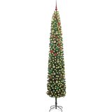 vidaXL Umestno božično drevo Zelena 270 cm PVC in Jeklo in Plastika | Shoptok.si