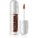 Makeup Revolution Metallic Muse Glitter Muse tekuće sjenilo za oči sa šljokicama nijansa Gold 3.5 ml | shoptok.hr