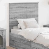  Vzglavje z vzglavjem Siva Sonoma 75 cm Konstruiran les, (5000110123) | Shoptok.si