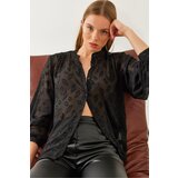 Bianco Lucci Women's Semi-Transparent Tassel Shirt MBMS042 | ePonuda.com