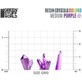 Green Stuff World Purple Resin Crystals Medium | Ljubičasti smolasti kristali srednji 9–16mm (30 kom) | Eponuda.com