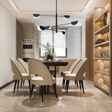 Toolight Stropni luster APP1261-6CP BLACK | shoptok.hr