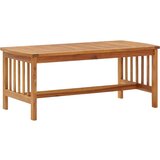 vidaXL Klubska mizica 102x50x43 cm trden akacijev les Cene