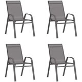  5-dijelni vrtni blagovaonski set sivo-crni | shoptok.hr
