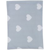Bubaba by FreeON posteljnina za zibko / košek 5-delna srca grey | Shoptok.si