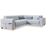 Miuform Svijetlo siva sklopiva/s prostorom za odlaganje kutna garnitura (s desnim kutom/u obliku slova L) Classy Sophie – | shoptok.hr