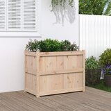  Vrtna sadilica 90 x 50 x 70 cm od masivne borovine | shoptok.hr
