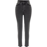 Trendyol Black High Waist Slim Mom Jeans | Shoptok.si