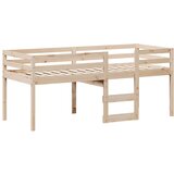  Visoki krevet s krovom 90 x 200 cm od masivne borovine | shoptok.hr
