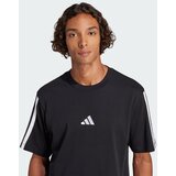 Adidas Tehnička sportska majica 'Essentials 3' crna / bijela | shoptok.hr
