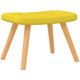  Stolica za ljuljanje s osloncem za noge boja senfa od tkanine | shoptok.hr