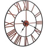  Zidni sat metalni 58 cm crveni | shoptok.hr