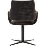 Emilio Belluti NASLANJAČ, kovina, tekstil temno siva | Shoptok.si