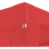 Šator za zabave Crvena 1200 x 300 x 255 cm PE i čelik | shoptok.hr
