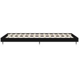  Okvir za krevet crni 75 x 190 cm od konstruiranog drva | shoptok.hr