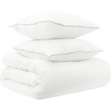  Set deka 3 kom. 200 x 200 cm Sve sezone Bambus Bijela - 200 x 200 cm 60 x 80 cm | shoptok.hr