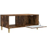  Kava Stol Dimljeni hrast 90 x 50 x 40 cm Konstruirano drvo | shoptok.hr