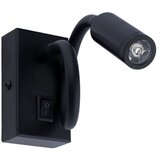 MasterLED bralna led svetilka leo 3w 4000k črna Cene