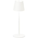 Fischer & Honsel Bijela LED prigušiva stolna svjetiljka sa senzorom pokreta i metalnim sjenilom (visina 38 cm) Tropea - Cijene