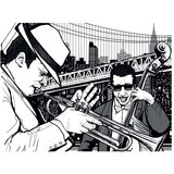  Tapeta - New York music jazz... 300x231 | shoptok.hr
