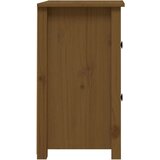  Nočna omarica medeno rjava 40x35x61,5 cm trdna borovina, (20734114) | Shoptok.si