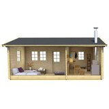 Male kuće Sauna kućica SAUNA RISTO 415 × 671 cm sa šindrom | shoptok.hr