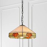  Endon 64285 - Luster na lancu Tiffany NEVADA 1xE27/60W/230V prečnik 35 cm | Eponuda.com