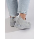 Shelvt Grey slip-on trainers | Shoptok.si