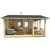 Male kuće Sauna kućica OTTO 500 × 483 cm sa šindrom | shoptok.hr