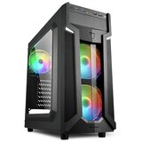  Kućište SHARKOON gaming, VG6-W RGB, ATX, ventilator 3x120 mm LED, 2xUSB3, Window | Eponuda.ba